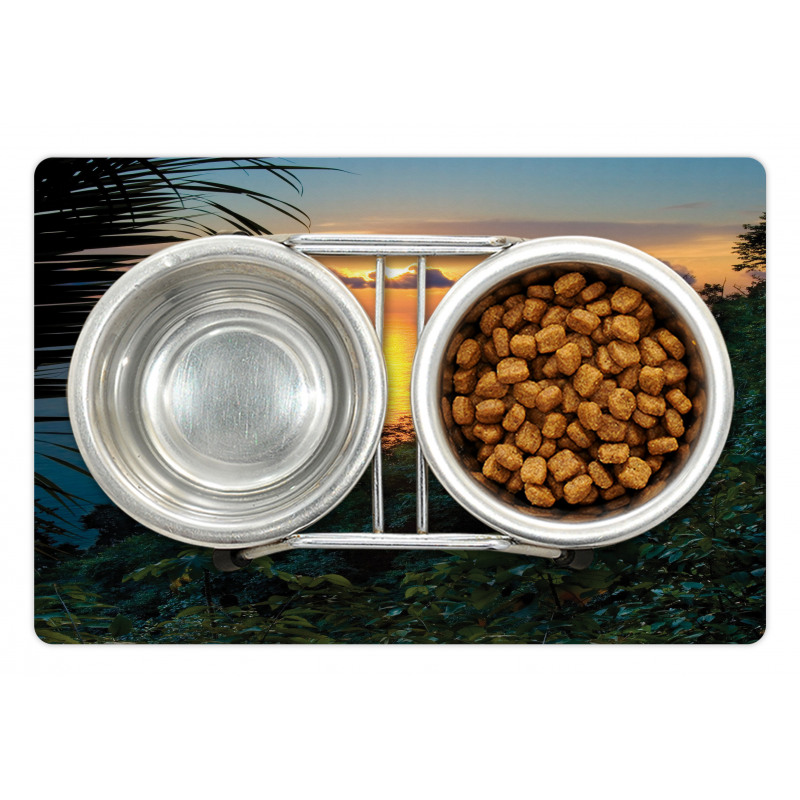 Sunrise on Ocean Seaside Pet Mat