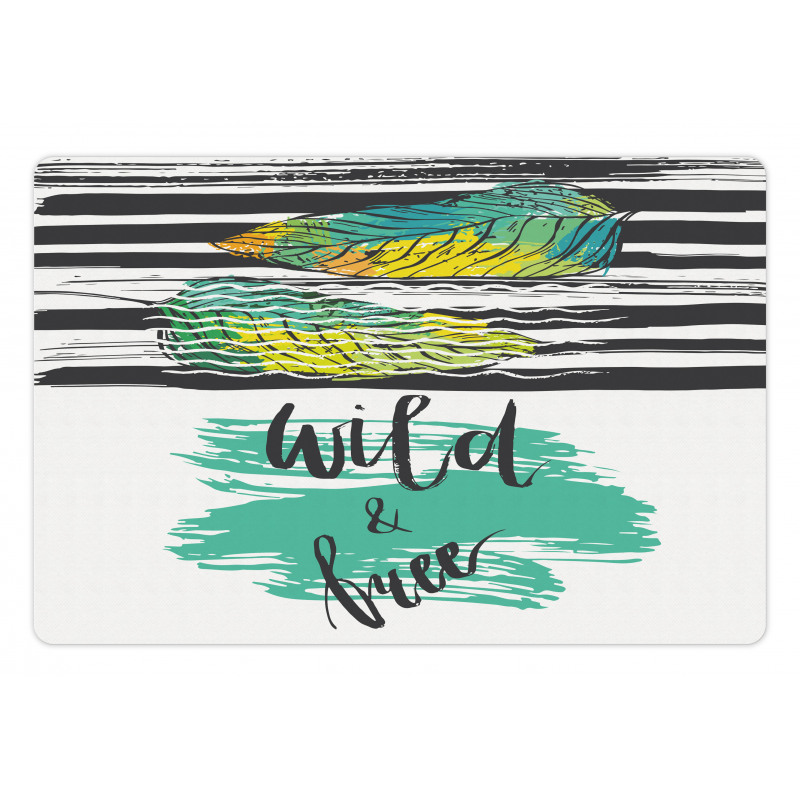 Wild and Free Art Pet Mat