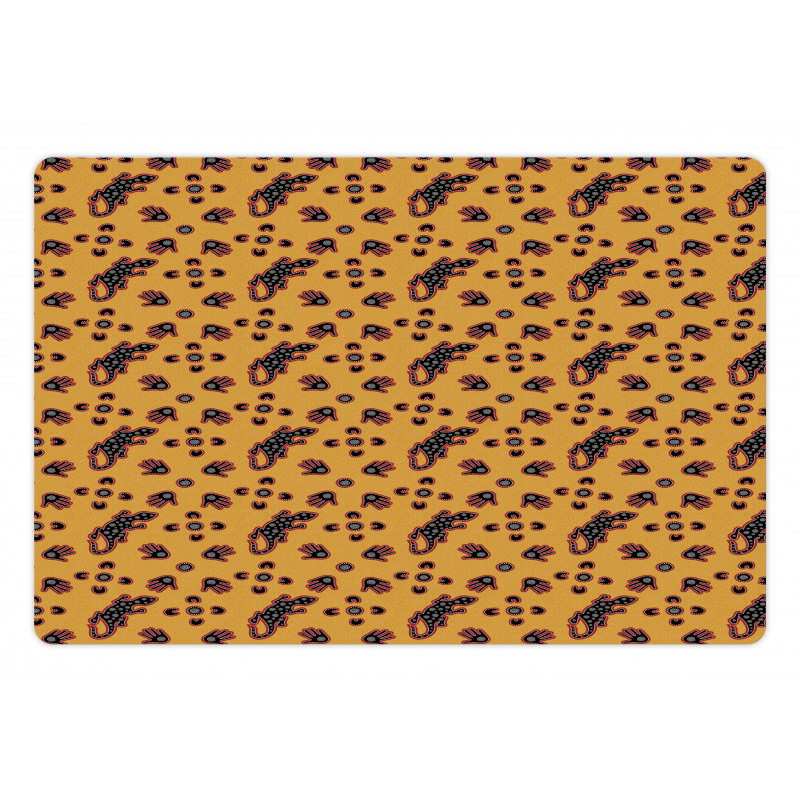 Aboriginal Pattern Pet Mat