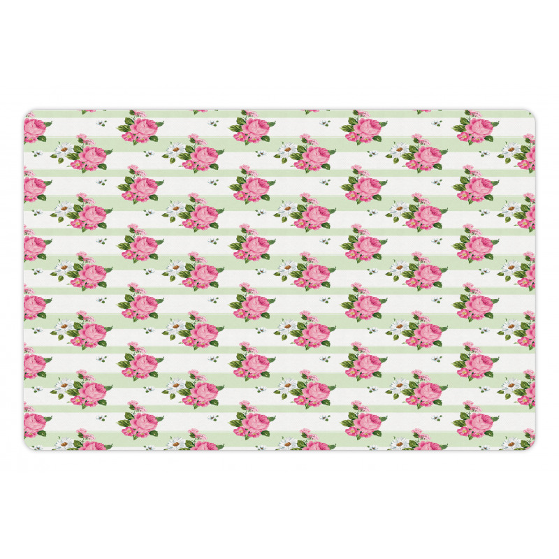 Daisies Flowers Bouquet Art Pet Mat