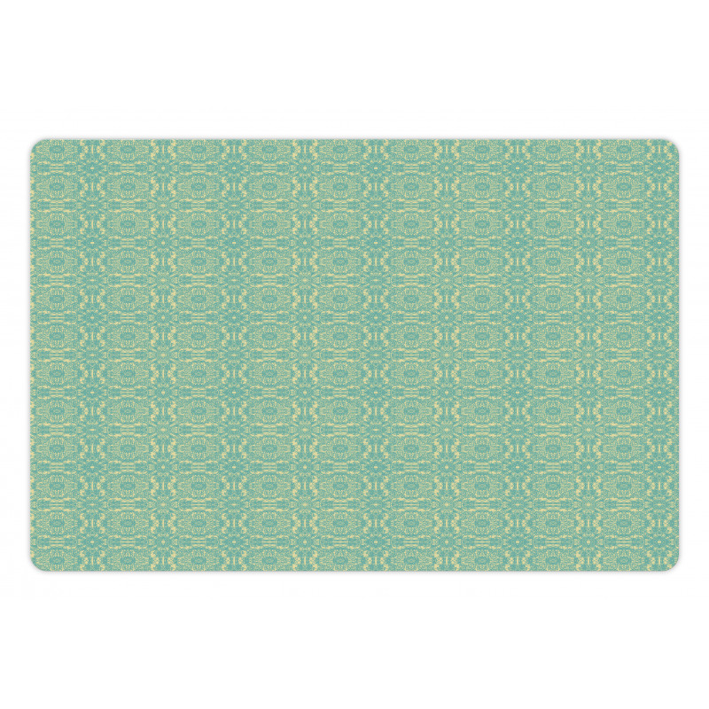 Modernized Antique Damask Pet Mat