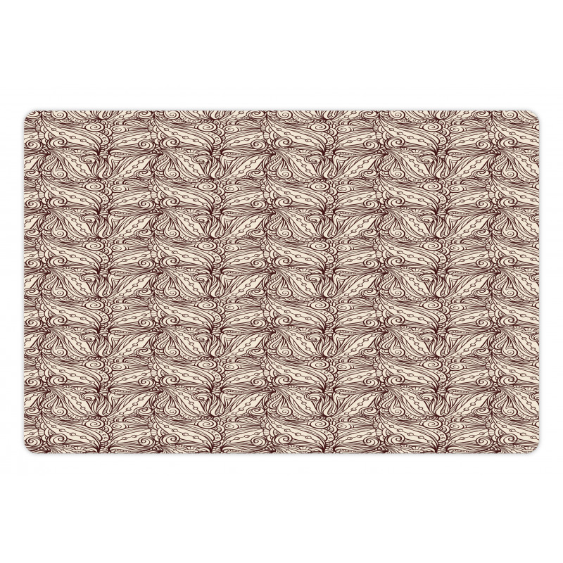 Intertwined Leaves Pet Mat