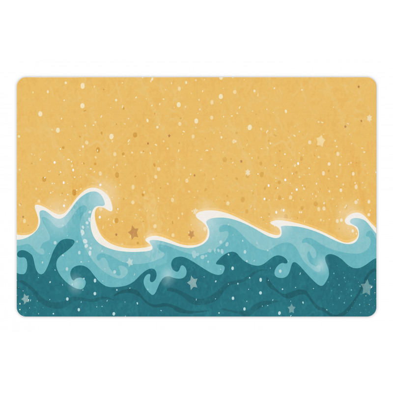 Grange Waves Stars Pet Mat