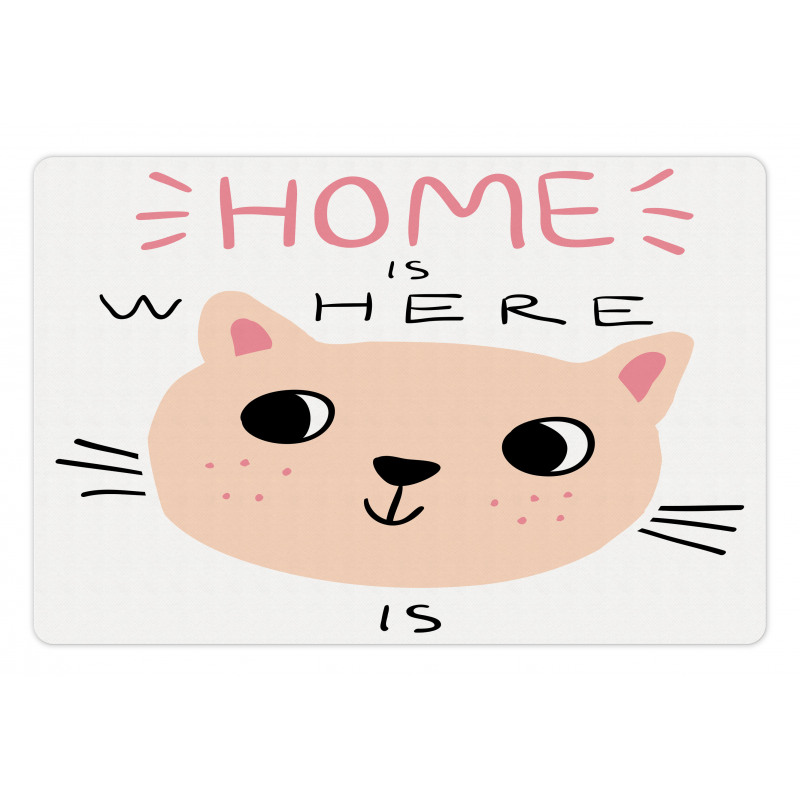 Home is Where Kitten is Pet Mat