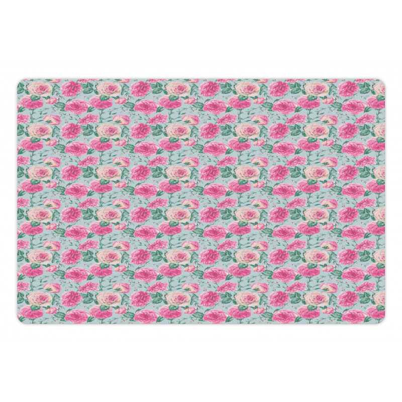 Grunge Flower Look Pet Mat