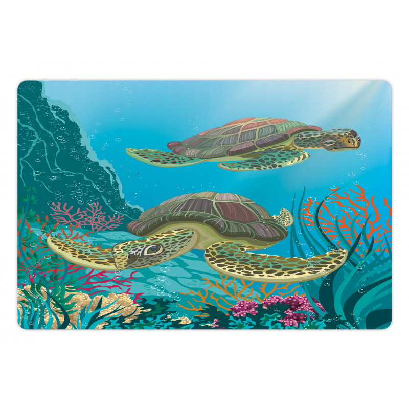 Sealife Turtles Aquatic Pet Mat