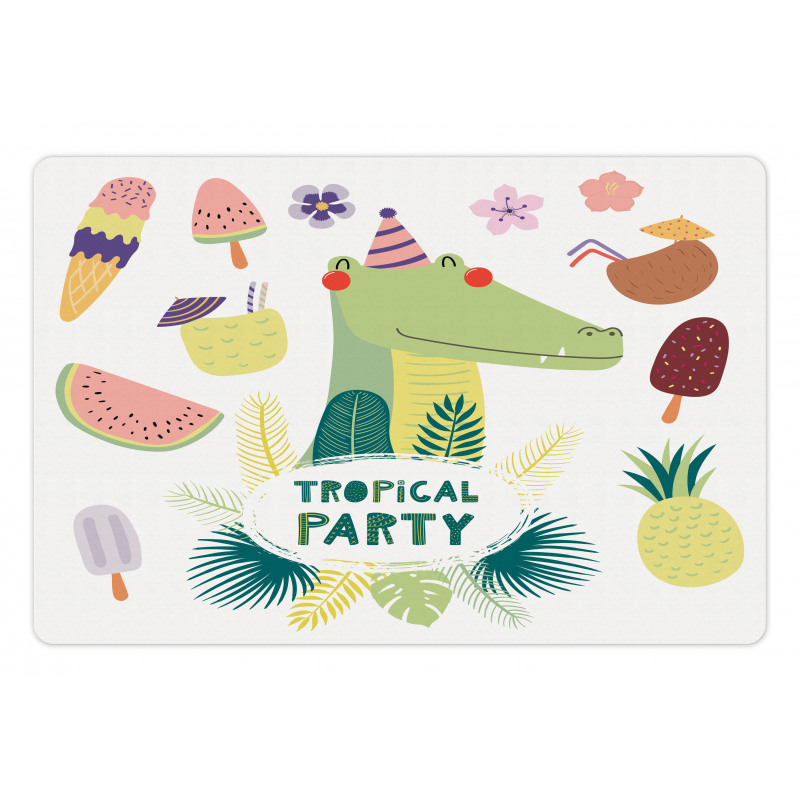 Tropical Party Ice Cream Pet Mat