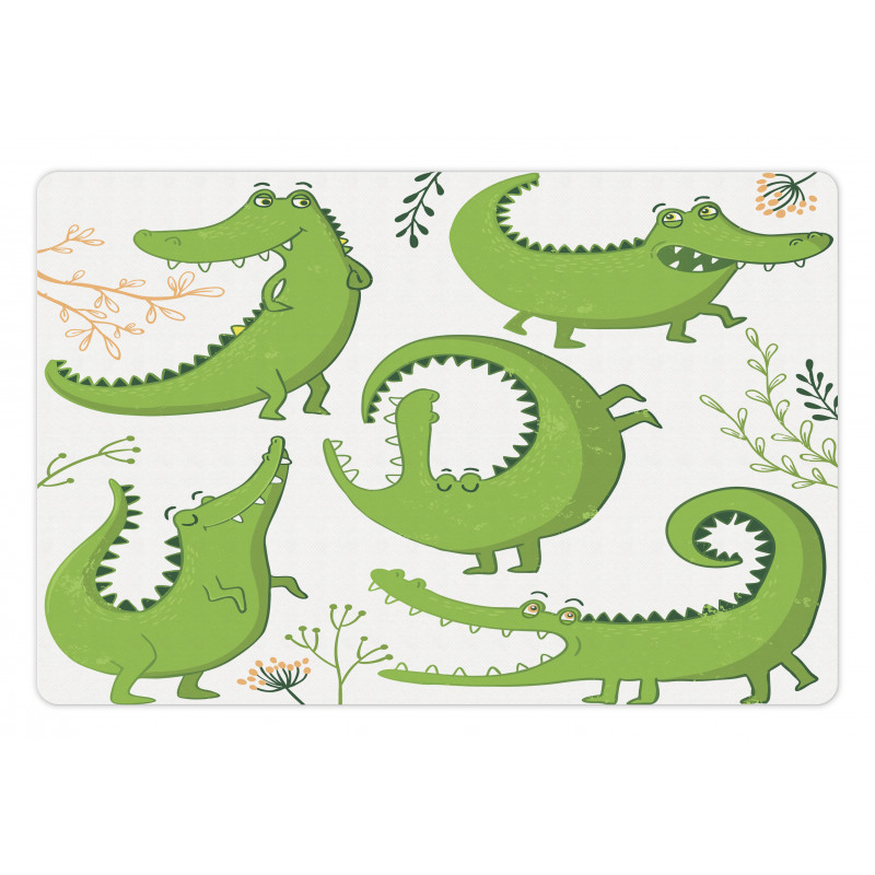 Reptiles and Floral Pet Mat