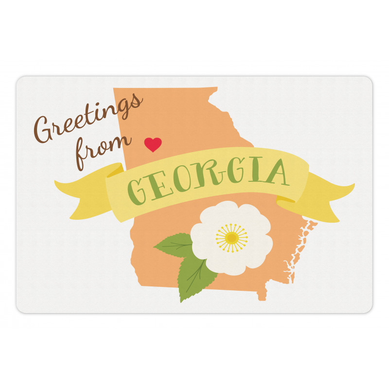 Greetings State Design Pet Mat