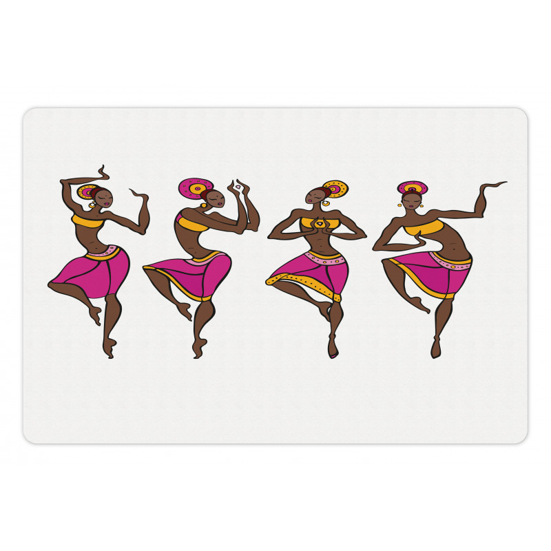 African Lady Dancers Pet Mat