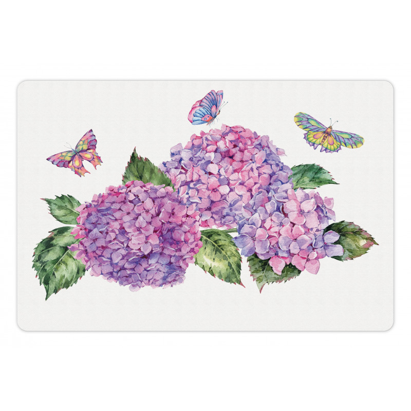 Hydrangea Leaves Pet Mat