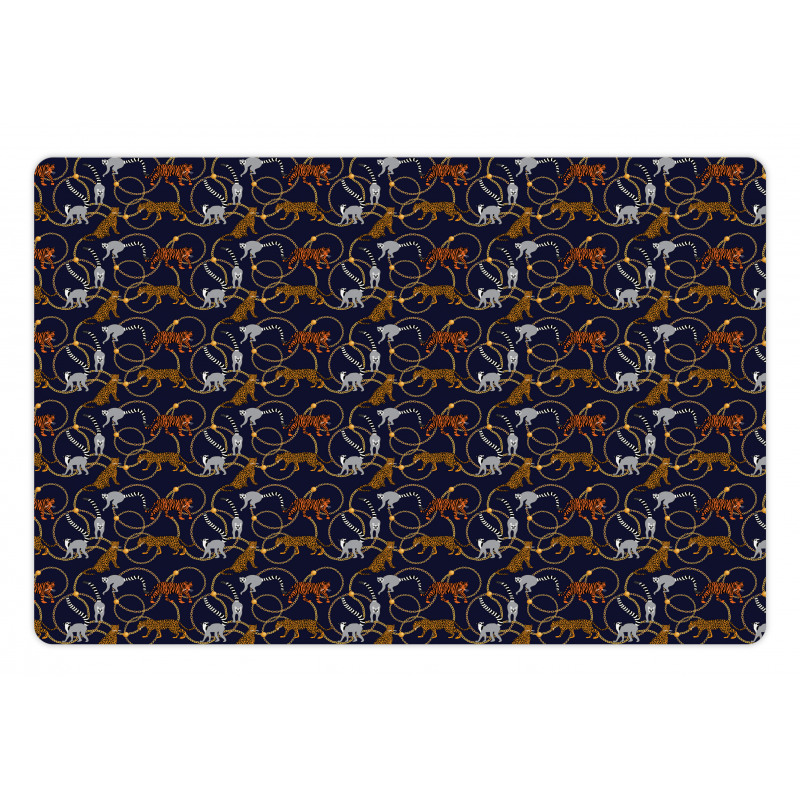 Tiger Leopard Chains Exotic Pet Mat