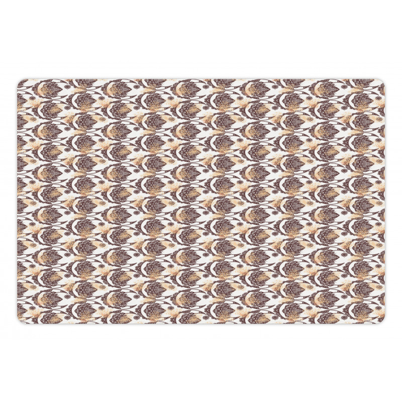 Oriental Ornate Grunge Pet Mat