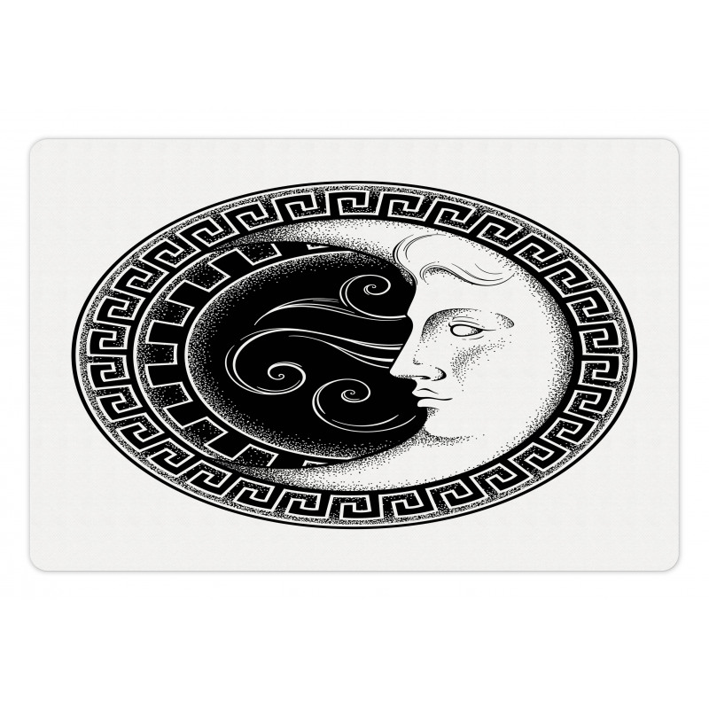 Occult Look Crescent Pet Mat