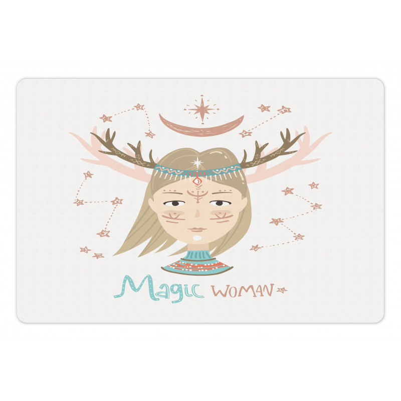 Magic Woman Elk Horns Pet Mat