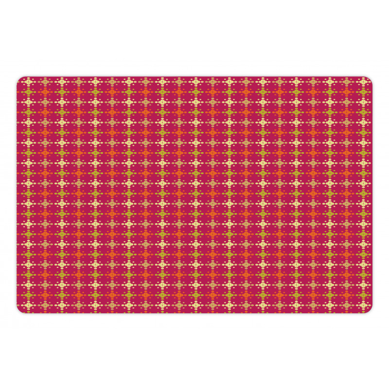 Colorful Lattice Pattern Pet Mat