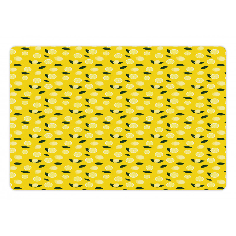 Fresh Citrus in Summer Tones Pet Mat