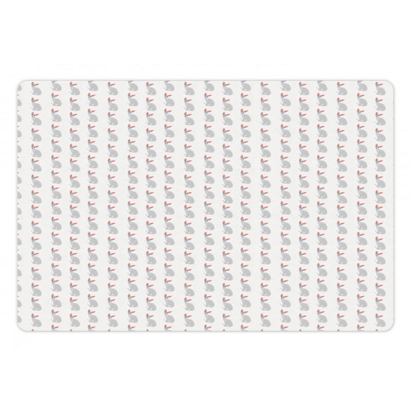 Cartoon Cats Repetition Pet Mat