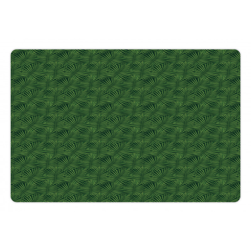 Palm Leaf Monochrome Pet Mat