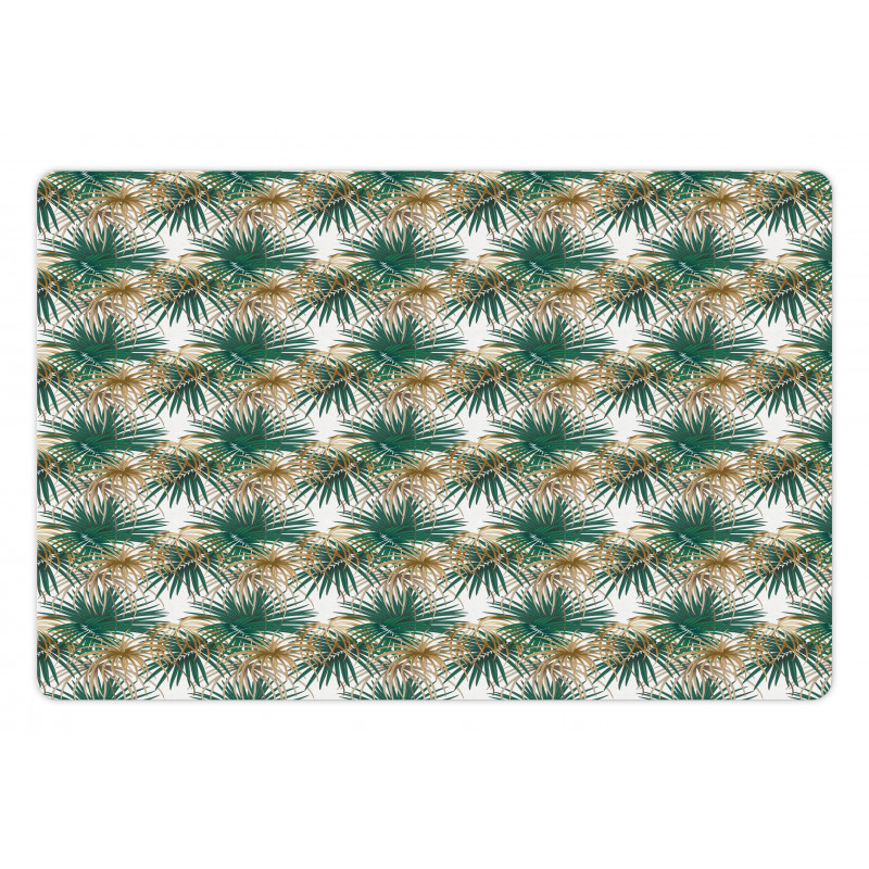 Long Leafy Plants Pet Mat