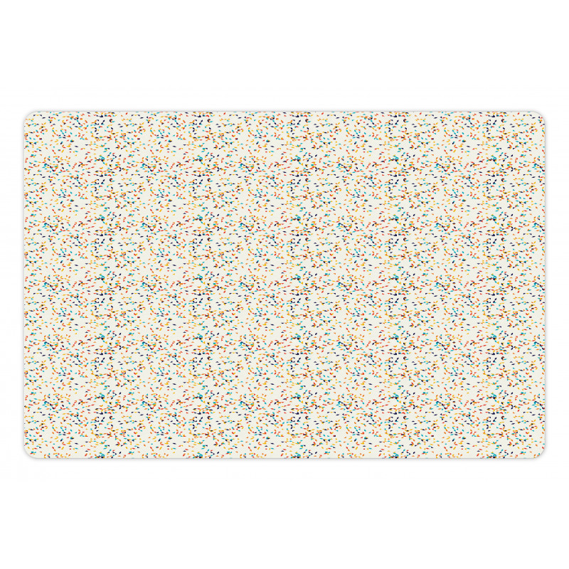 Modernistic Colorful Art Pet Mat