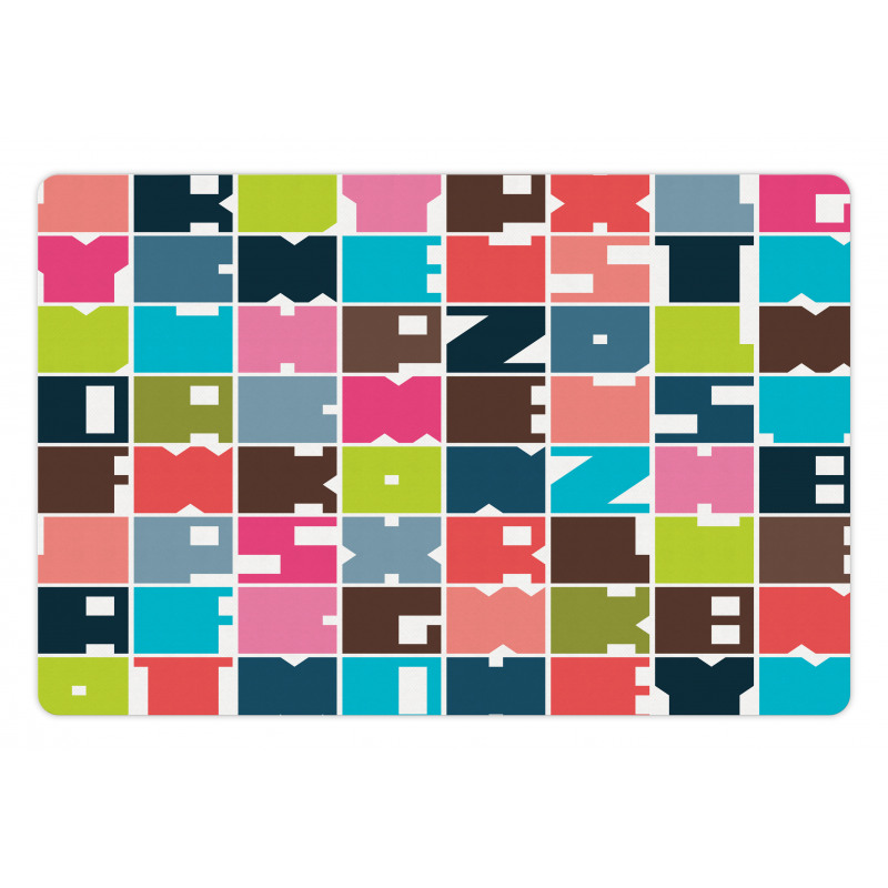 Square Shapes Pet Mat