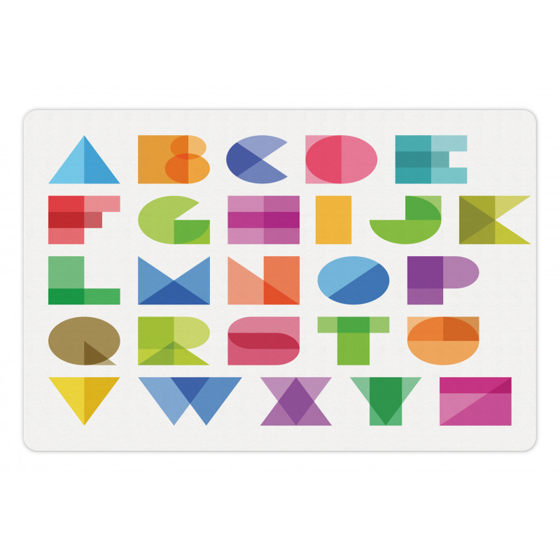 Educational Letters Art Pet Mat