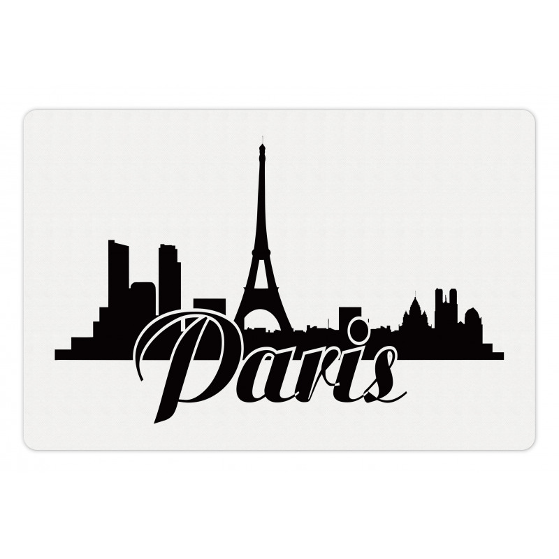 Paris and Cityscape Pet Mat