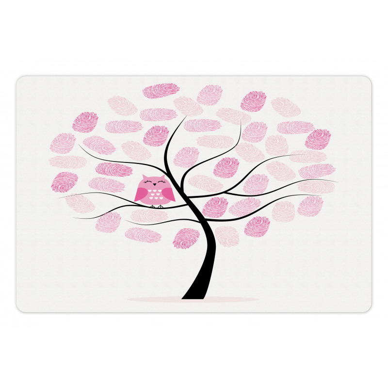 Tree with Fingerprints Pet Mat