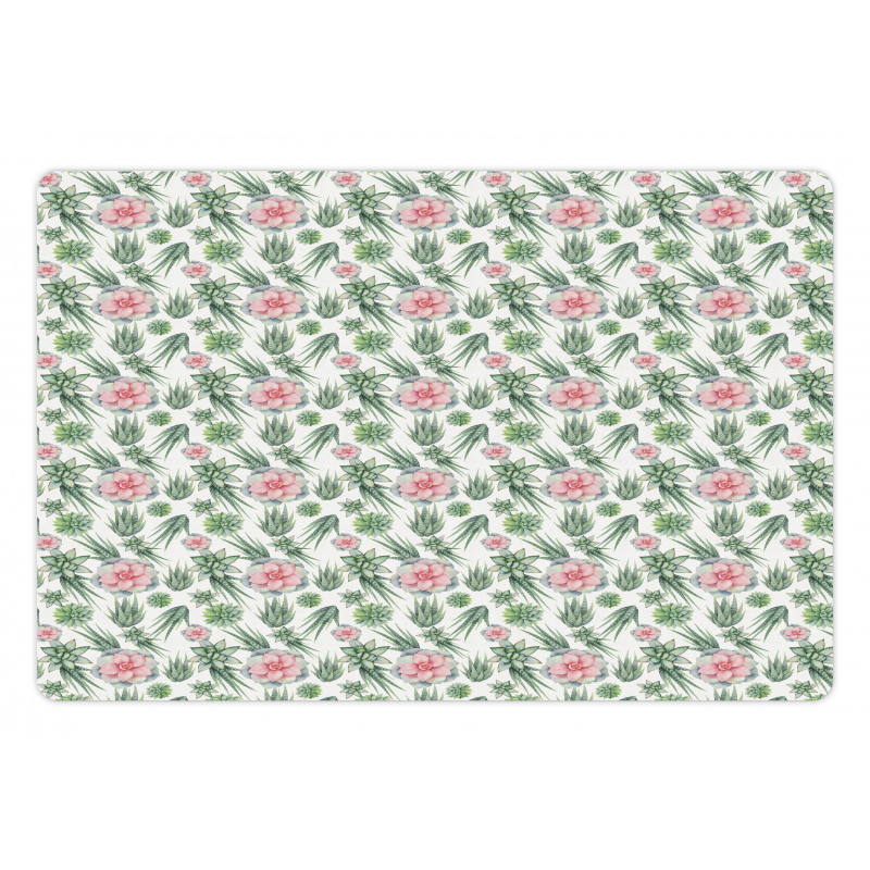 Cactus and Flowers Pet Mat