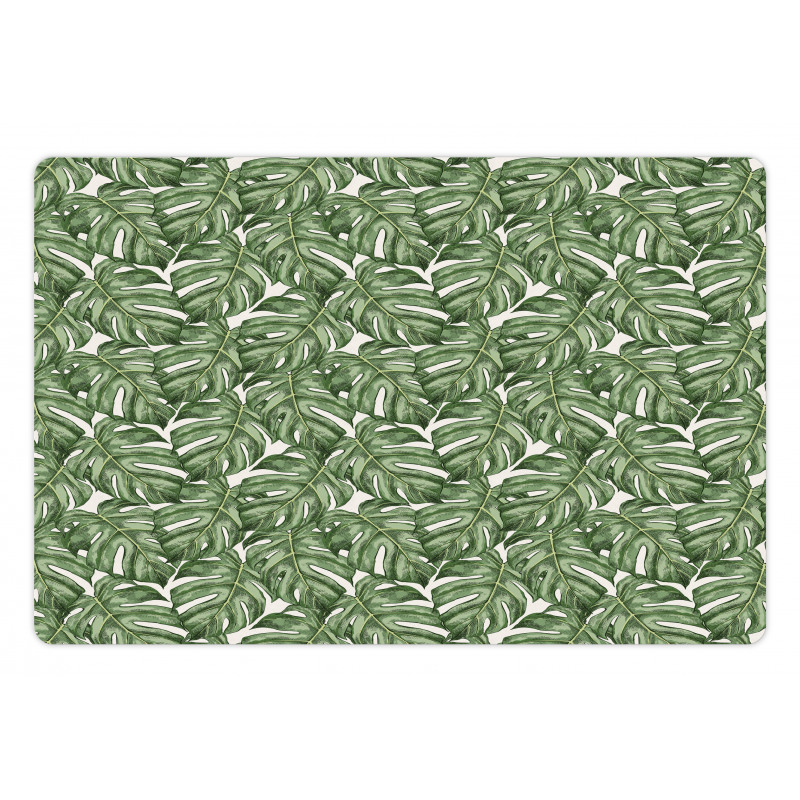 Graphical Monstera Pet Mat