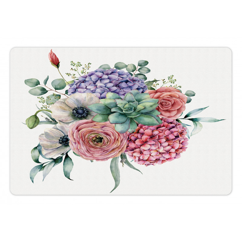 Hydrangeas Bouquet Pet Mat