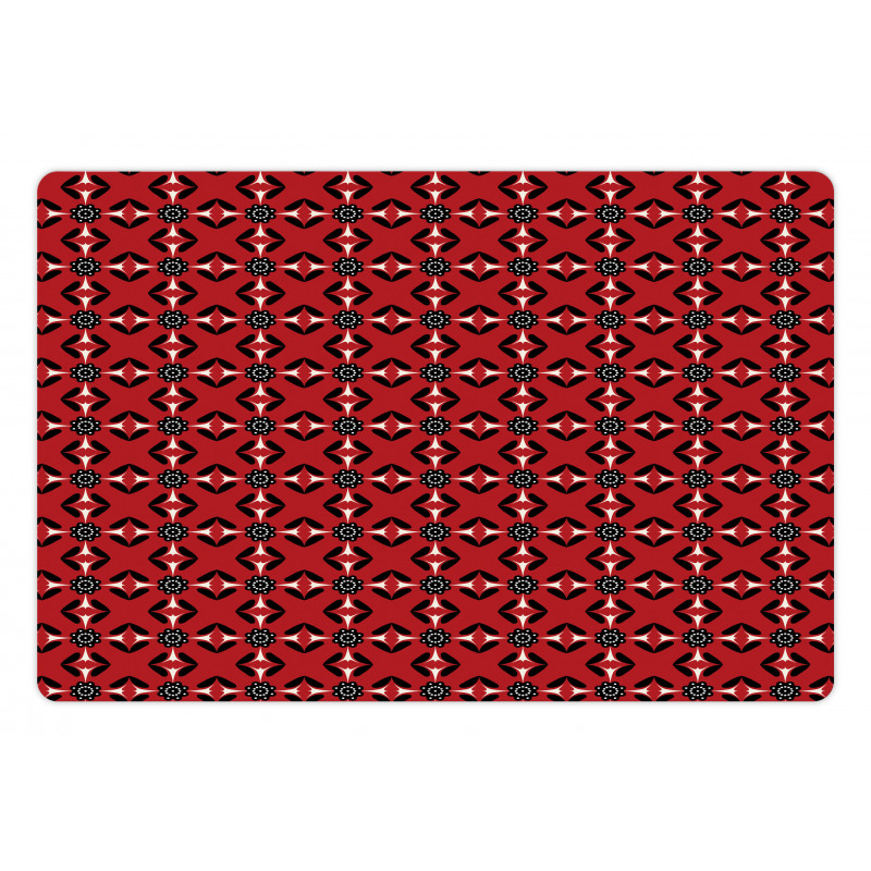 Warm Tone Floral Pet Mat