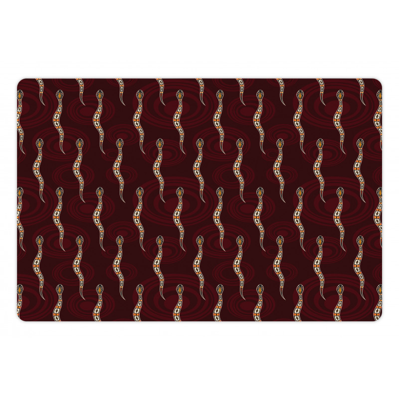 Abstract Snakes Pet Mat