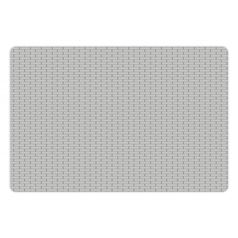 Geometric Greyscale Pet Mat