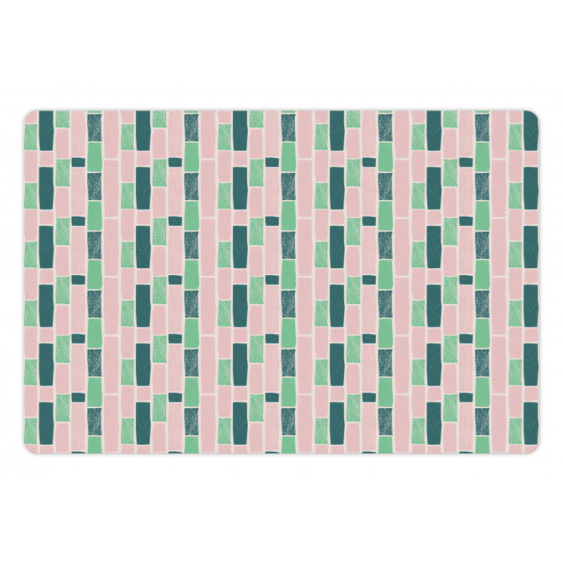 Scandinavian Doodle Design Pet Mat