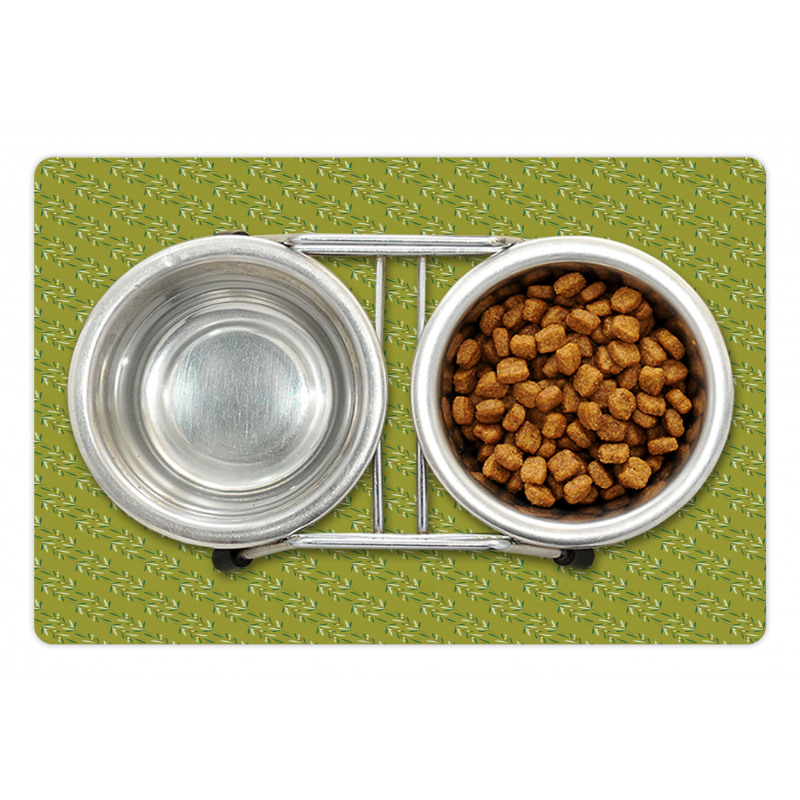 Vegetation Leaves Budding Pet Mat