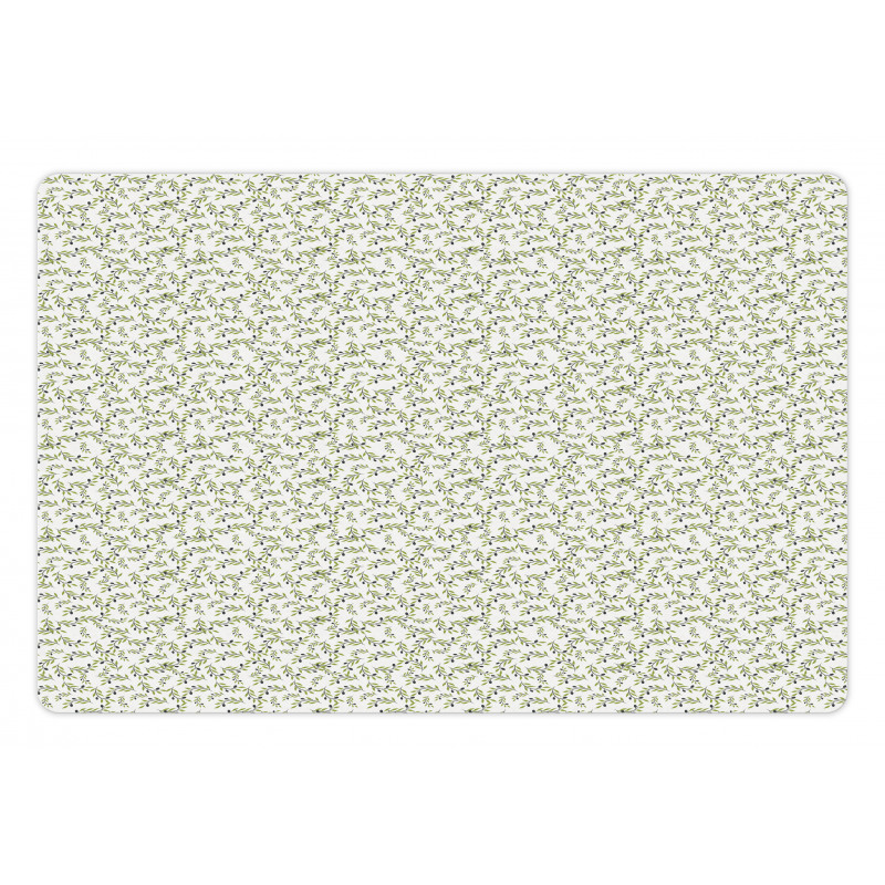 Peace Branches Leaves Art Pet Mat