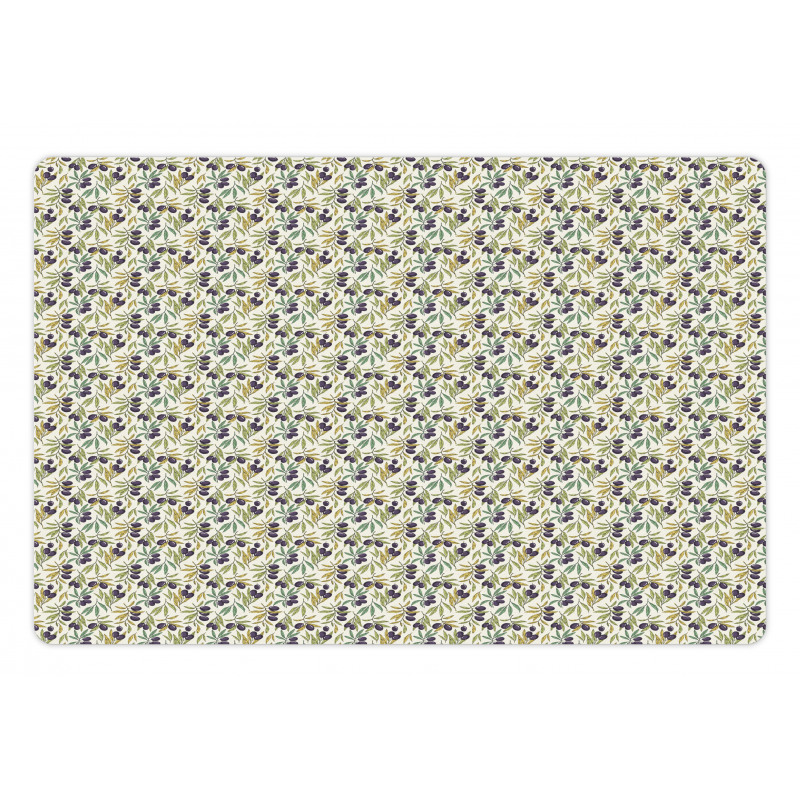 Healthy Organic Food Branch Pet Mat