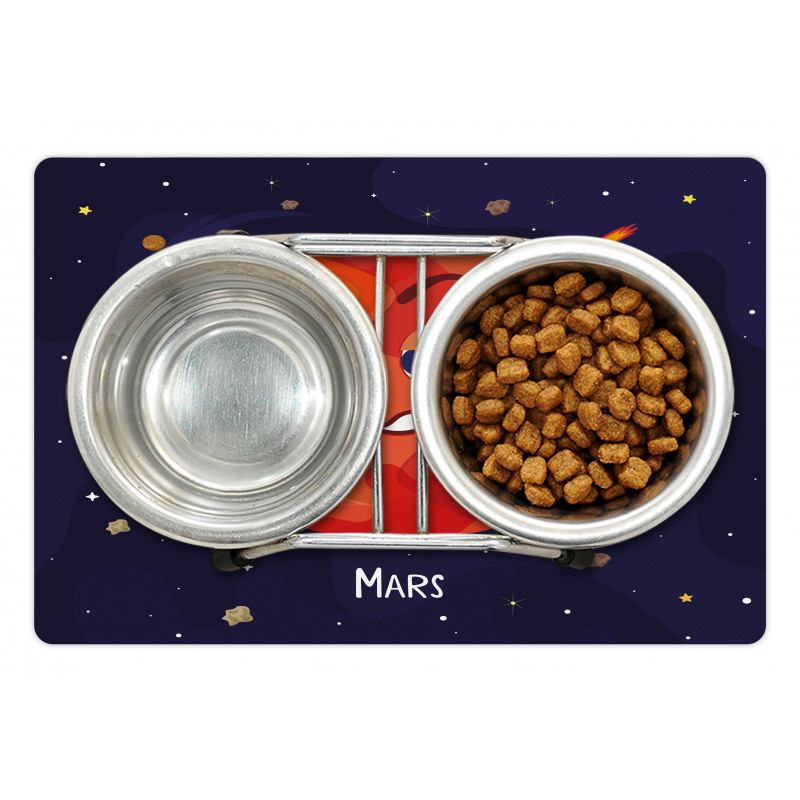 Mars Cartoon Character Pet Mat