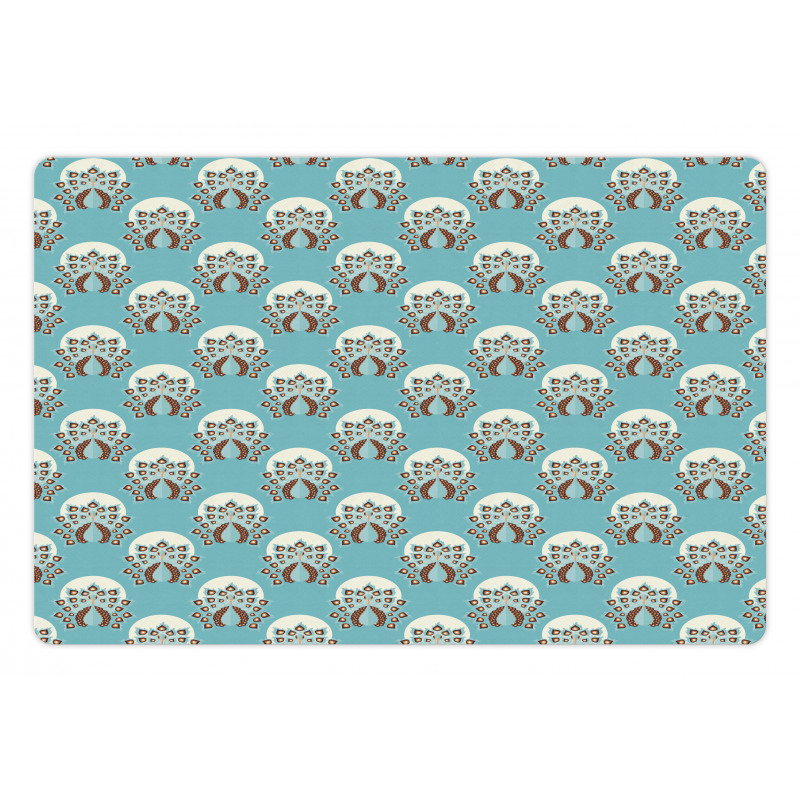 Bohemian Exotic Bird Motif Pet Mat