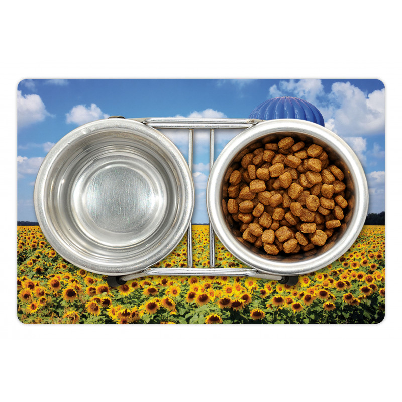 Sunflower Fields Pet Mat