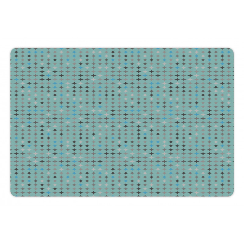 Modern Rounds Pattern Art Pet Mat