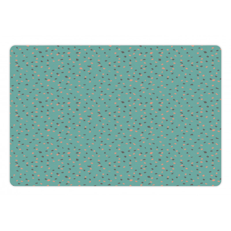 Scribble Irregular Spots Pet Mat