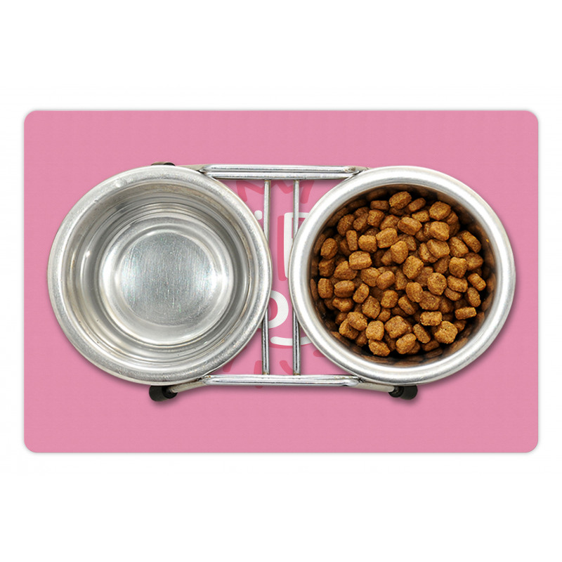 Feminine Pinkish Concept Pet Mat