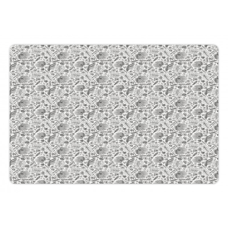 Outline Tropic Foliage Pet Mat