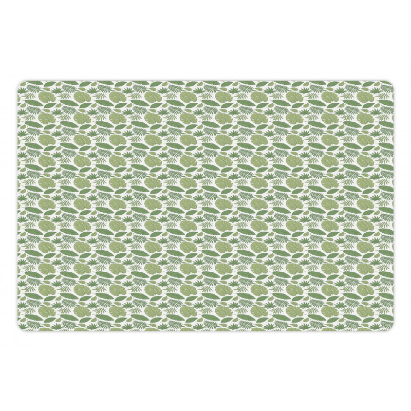 Jungle Leaves Botany Pet Mat