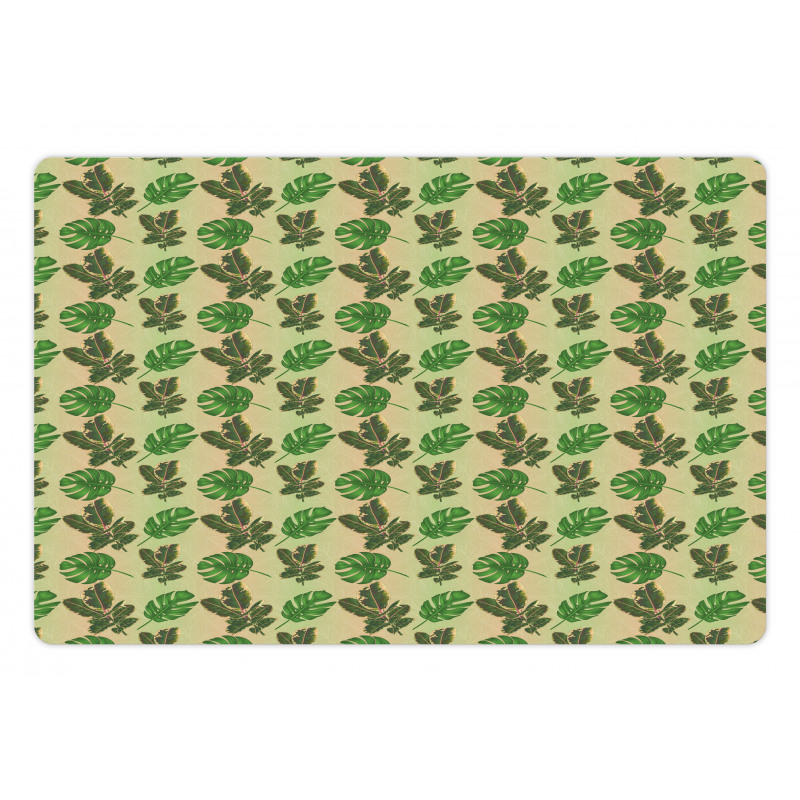 Exotic Leaves Scenery Pet Mat