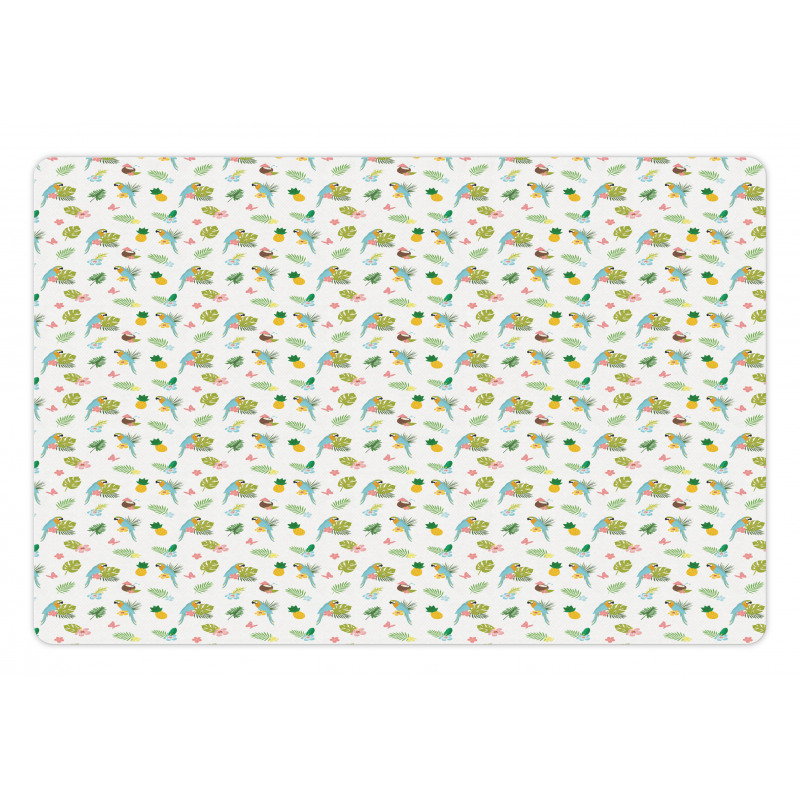 Cartoon Exotic Summer Pet Mat