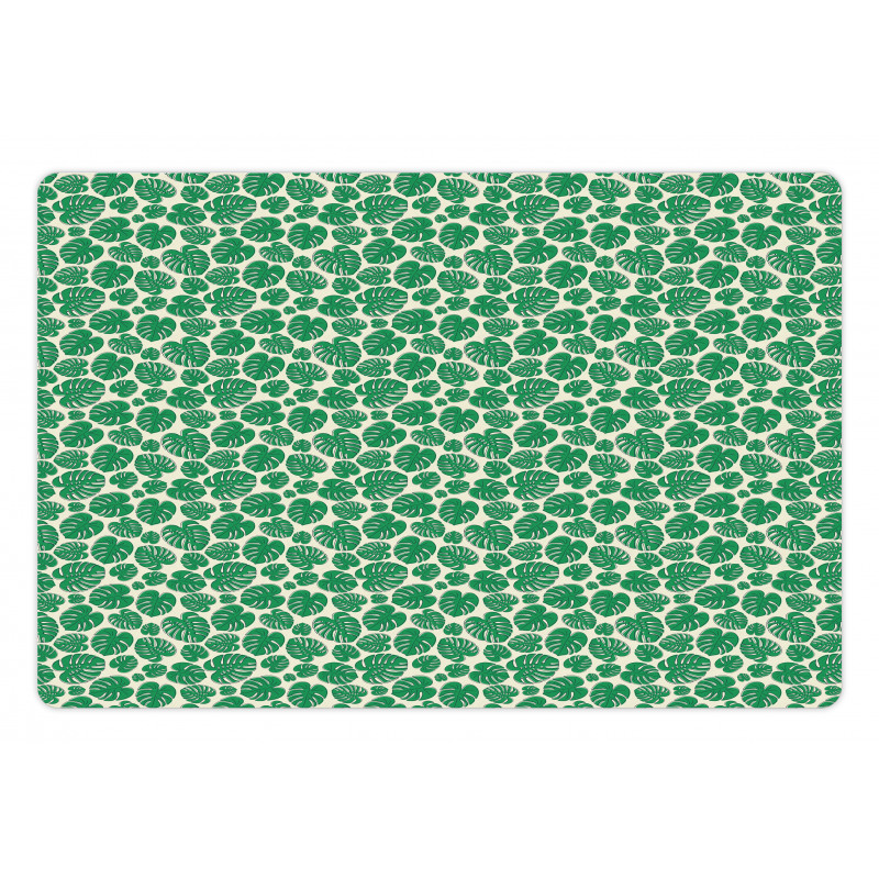 Hawaiian Summer Leaves Pet Mat